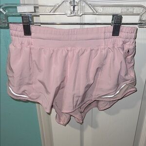 Lululemon Athletica Light Pink Athletic Shorts